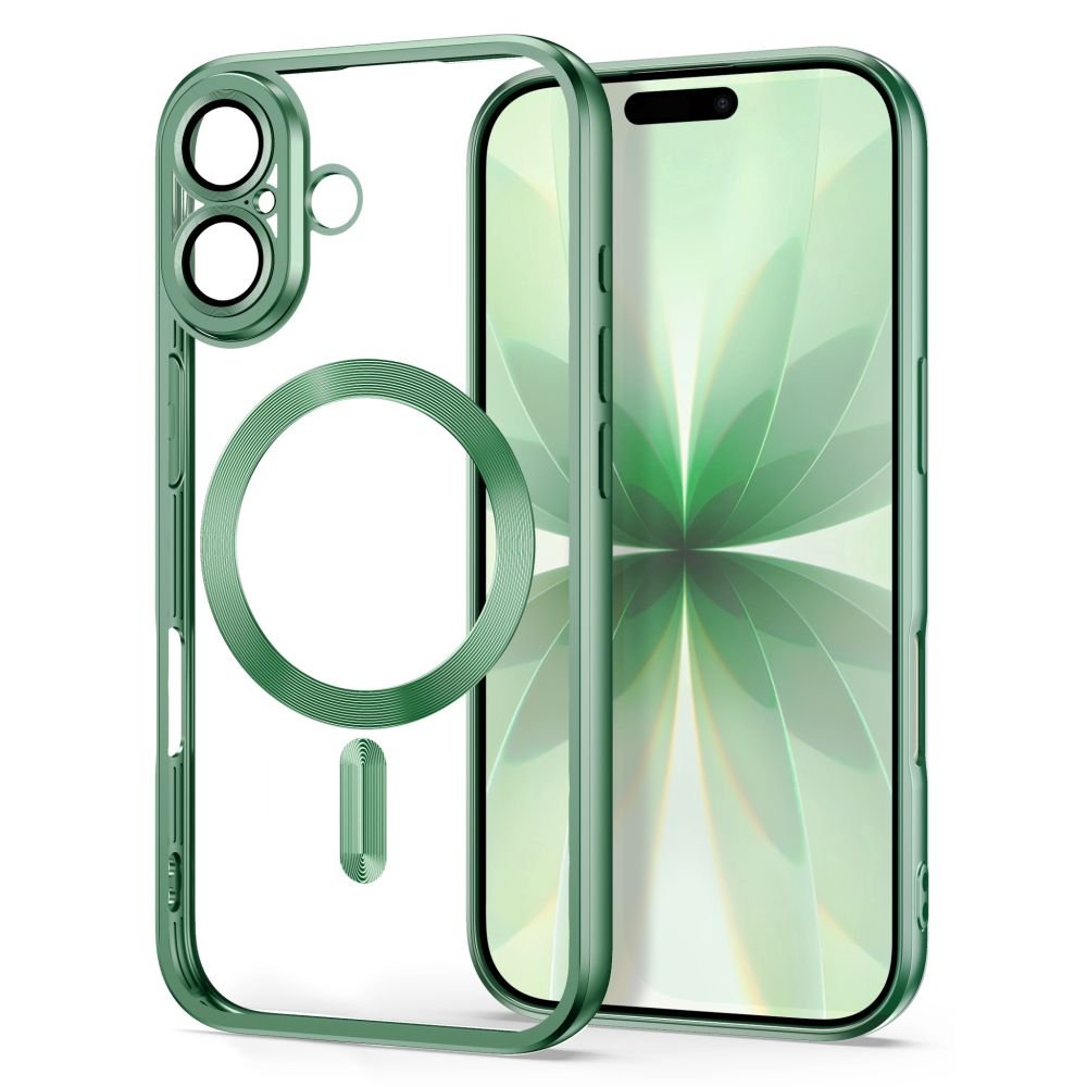 Tech-Protect iPhone 17 - Θήκη Σιλικόνης TPU με MagSafe - MagFlex - Διάφανη / Matte Sage