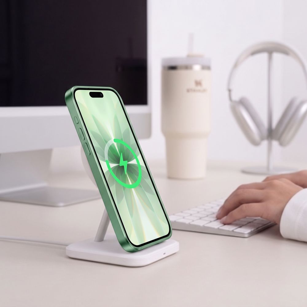 Tech-Protect iPhone 17 - Θήκη Σιλικόνης TPU με MagSafe - MagFlex - Διάφανη / Matte Sage