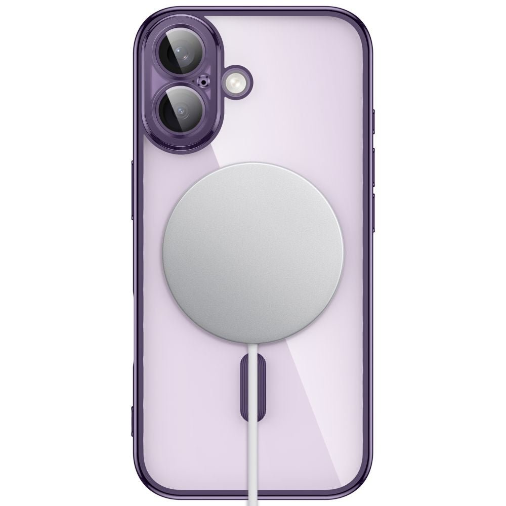 Tech-Protect iPhone 17 - Θήκη Σιλικόνης TPU με MagSafe - MagFlex - Διάφανη / Shiny Lavender