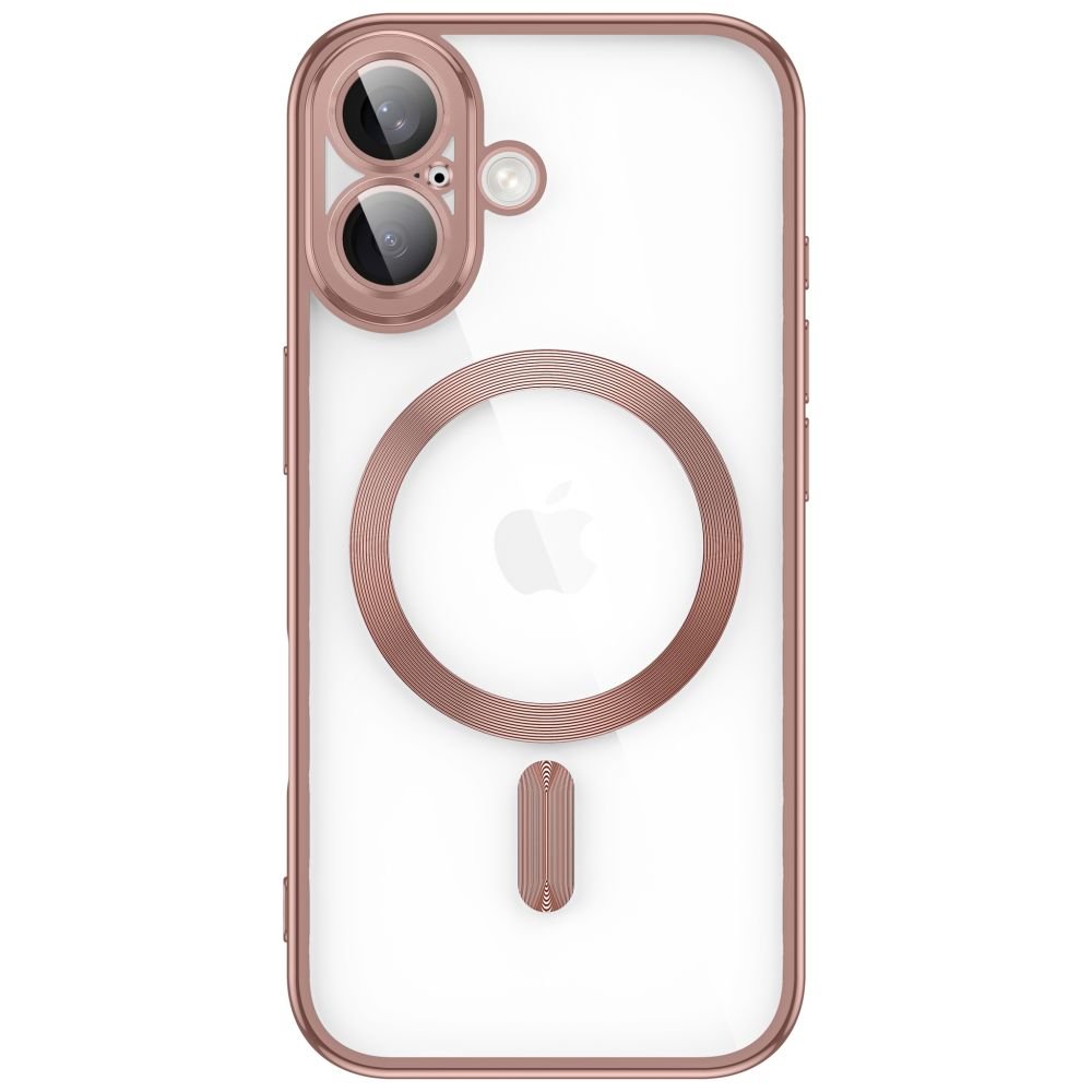 Tech-Protect iPhone 17 - Θήκη Σιλικόνης TPU με MagSafe - MagFlex - Διάφανη / Shiny Rose Gold