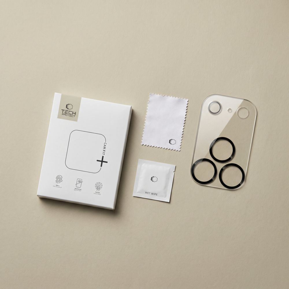 Tech-Protect iPhone 18 Pro Cam Fit+ Αντιχαρακτικό Γυαλί για την Κάμερα - Διάφανο