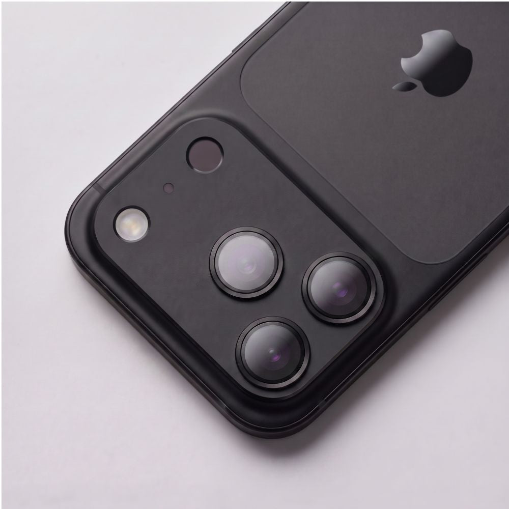 Tech-Protect iPhone 18 Pro - Camfull Fit+ - Προστατευτικό για την Κάμερα με Αντιχαρακτικό Γυαλί - Black