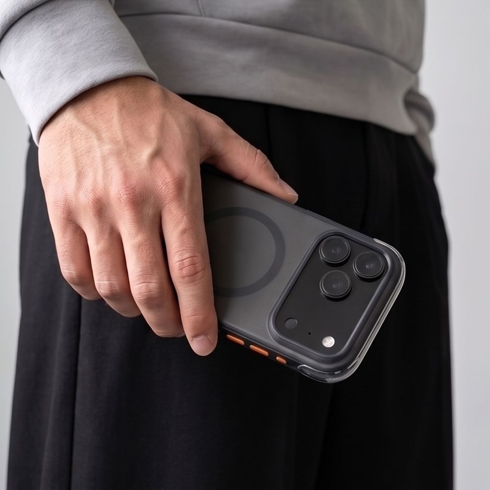 Tech-Protect iPhone 18 Pro / iPhone 17 Pro - Σκληρή Θήκη MagSafe με Πλαίσιο Σιλικόνης - MagAir CC - Matte Black