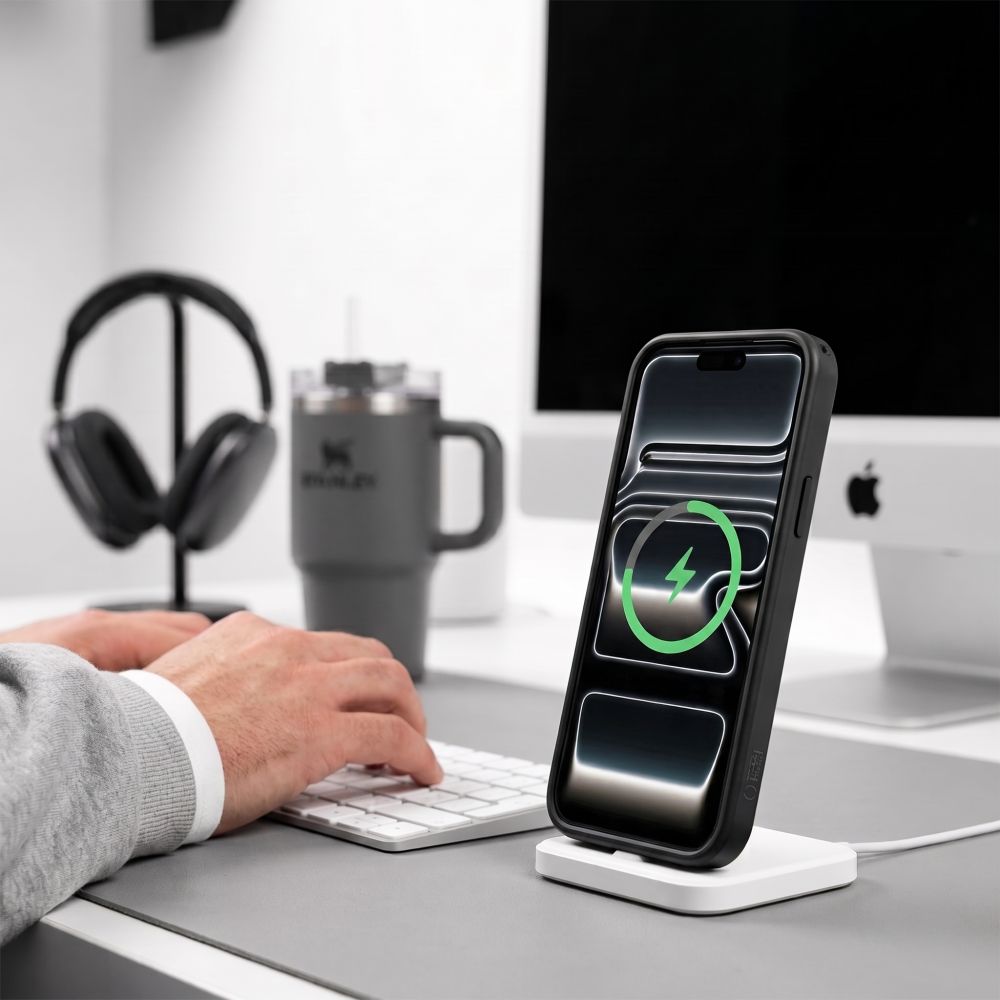 Tech-Protect iPhone 18 Pro / iPhone 17 Pro - Σκληρή Θήκη MagSafe με Πλαίσιο Σιλικόνης - MagMat CC - Matte Black