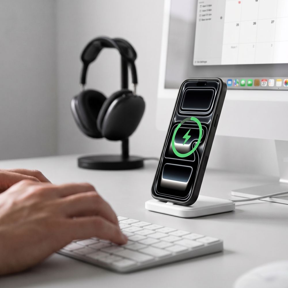 Tech-Protect iPhone 18 Pro / iPhone 17 Pro - Σκληρή Θήκη με Πλαίσιο Σιλικόνης και Stand MagSafe - Magstand CC - Matte Black