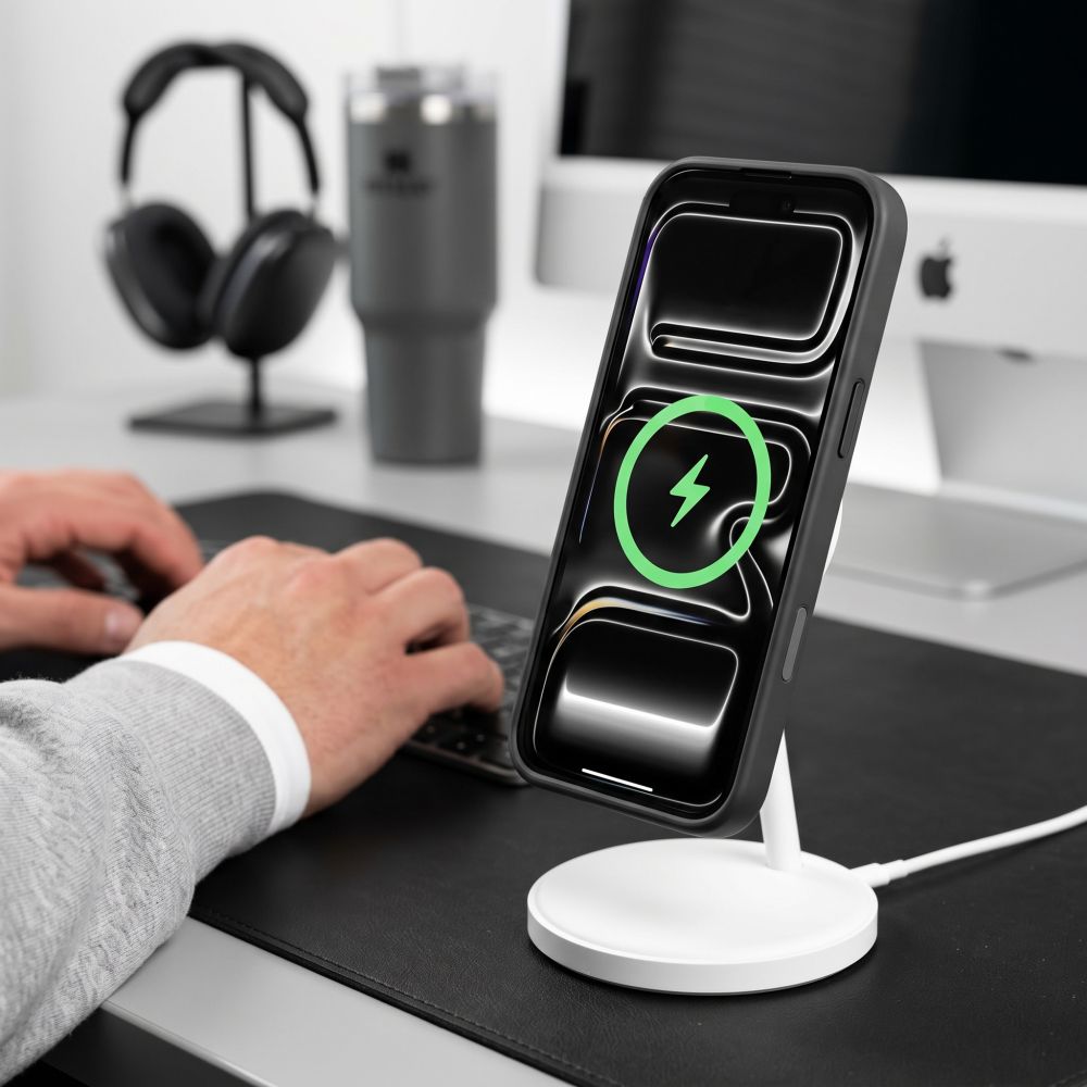 Tech-Protect iPhone 18 Pro / iPhone 17 Pro - Σκληρή Θήκη με Πλαίσιο Σιλικόνης MagSafe και 2 Αντιχαρακτικά Γυαλιά Οθόνης - MagOne CC - Black / Clear