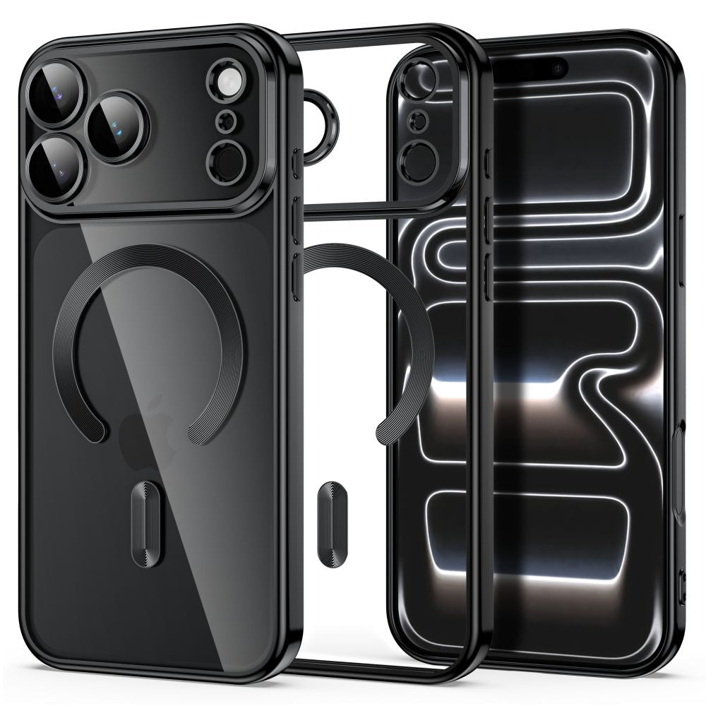 Tech-Protect iPhone 18 Pro / iPhone 17 Pro - Θήκη Σιλικόνης TPU με MagSafe - MagFlex - Shiny Black