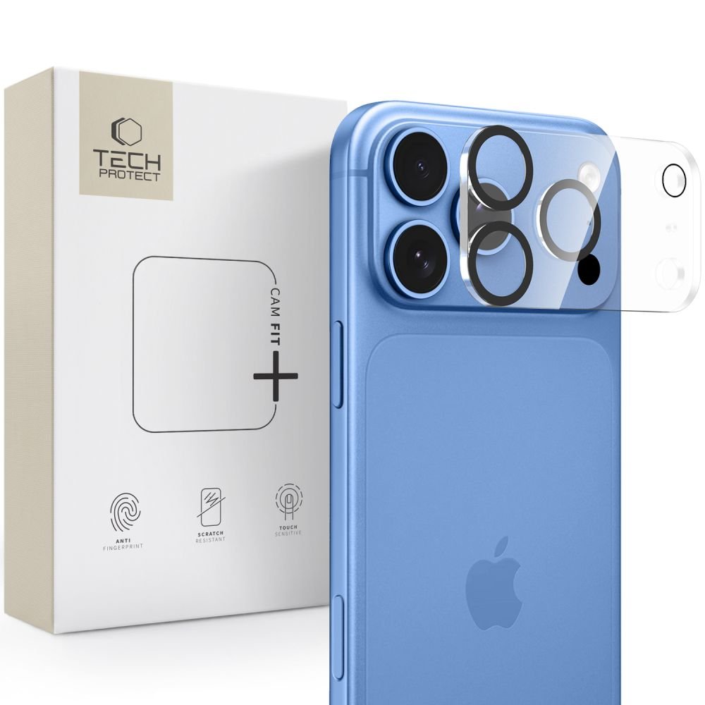 Tech-Protect iPhone 18 Pro Max Cam Fit+ Αντιχαρακτικό Γυαλί για την Κάμερα - Διάφανο