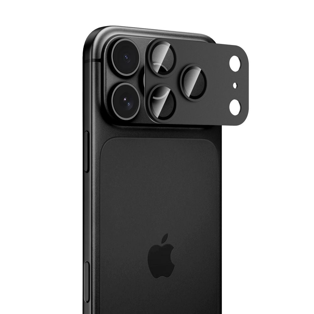 Tech-Protect iPhone 18 Pro Max - Camfull Fit+ - Προστατευτικό για την Κάμερα με Αντιχαρακτικό Γυαλί - Black