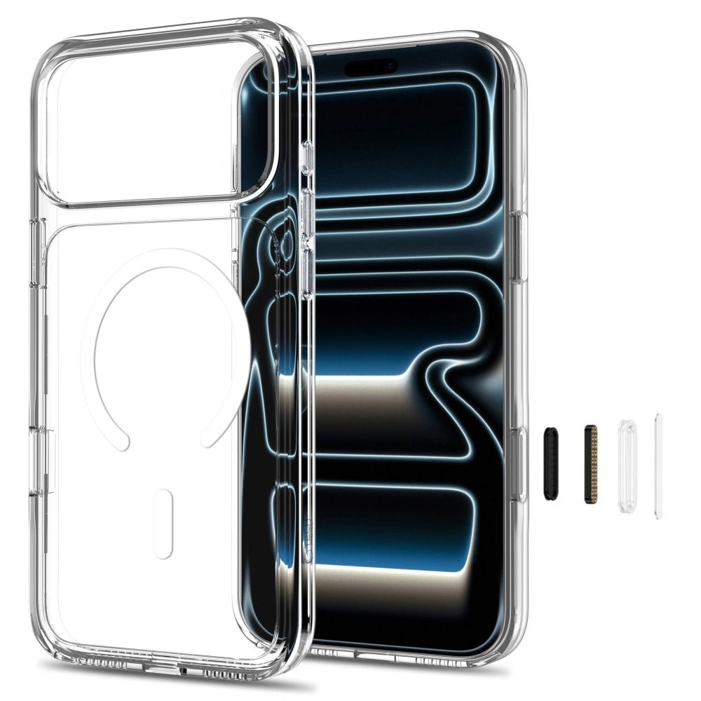 Tech-Protect iPhone 18 Pro Max / iPhone 17 Pro Max - Σκληρή Θήκη με Πλαίσιο Σιλικόνης - Flexair Hybrid CC MagSafe - Clear