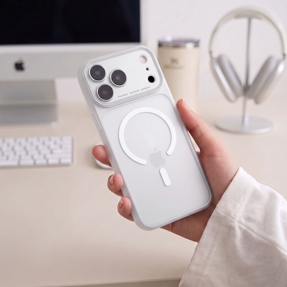 Tech-Protect iPhone 18 Pro Max / iPhone 17 Pro Max - Σκληρή Θήκη με Πλαίσιο Σιλικόνης και MagSafe - MagPrime MagSafe CC - Matte Grey