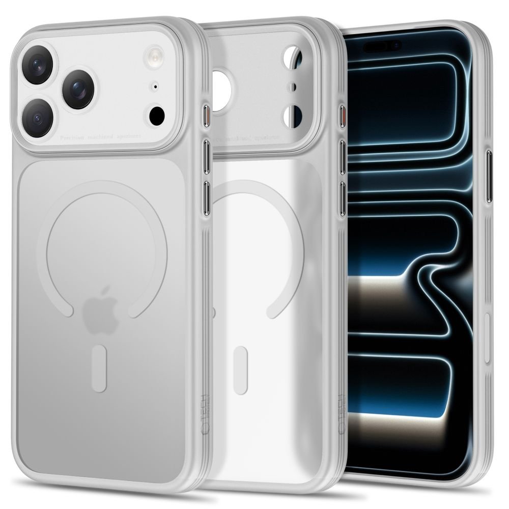 Tech-Protect iPhone 18 Pro Max / iPhone 17 Pro Max - Σκληρή Θήκη με Πλαίσιο Σιλικόνης και MagSafe - MagPrime MagSafe CC - Matte Grey