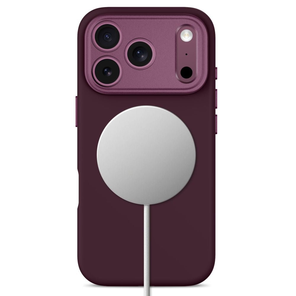 Tech-Protect iPhone 18 Pro Max / iPhone 17 Pro Max - Σκληρή Θήκη με Πλαίσιο Σιλικόνης και MagSafe - Uniq MagSafe CC - Burgundy