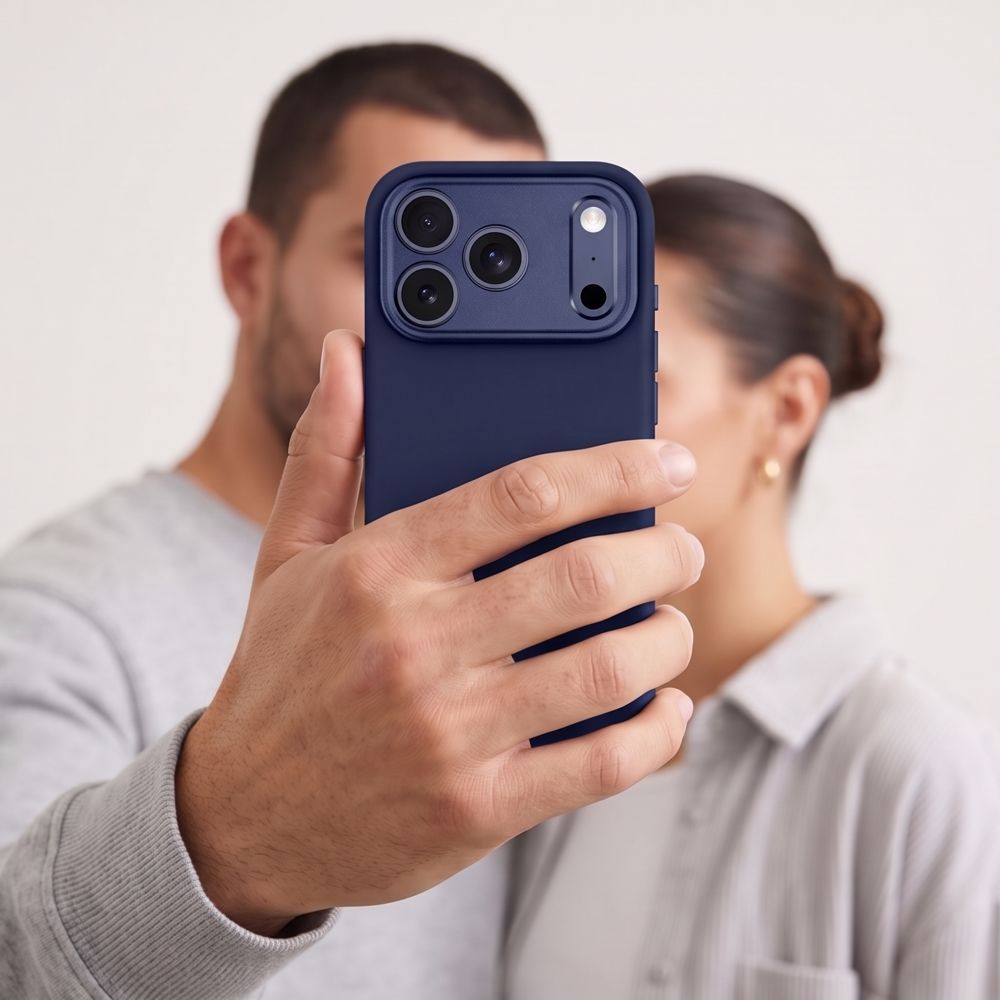 Tech-Protect iPhone 18 Pro Max / iPhone 17 Pro Max - Σκληρή Θήκη με Πλαίσιο Σιλικόνης και MagSafe - Uniq MagSafe CC - Deep Blue