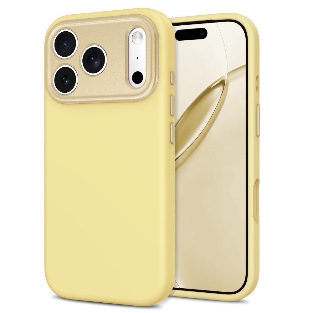 Tech-Protect iPhone 18 Pro Max / iPhone 17 Pro Max - Σκληρή Θήκη με Πλαίσιο Σιλικόνης και MagSafe - Uniq MagSafe CC - Mellow Yellow