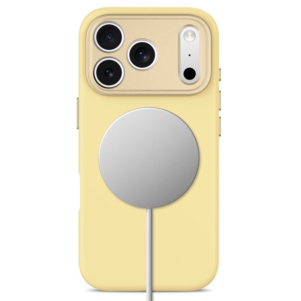 Tech-Protect iPhone 18 Pro Max / iPhone 17 Pro Max - Σκληρή Θήκη με Πλαίσιο Σιλικόνης και MagSafe - Uniq MagSafe CC - Mellow Yellow