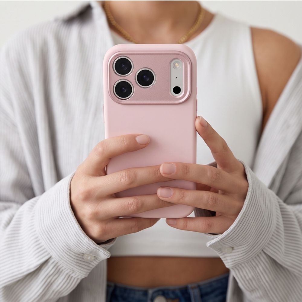 Tech-Protect iPhone 18 Pro Max / iPhone 17 Pro Max - Σκληρή Θήκη με Πλαίσιο Σιλικόνης και MagSafe - Uniq MagSafe CC - Soft Pink