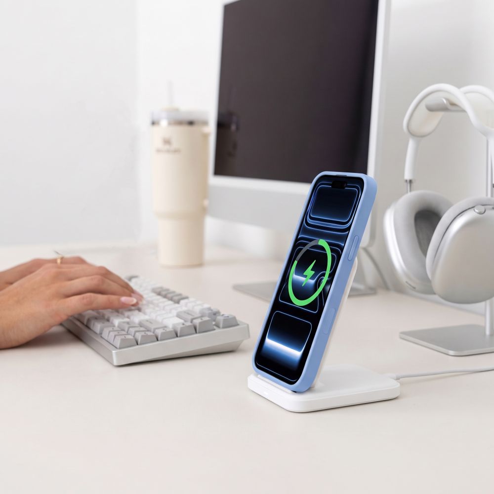 Tech-Protect iPhone 18 Pro Max / iPhone 17 Pro Max - Σκληρή Θήκη με Πλαίσιο Σιλικόνης MagSafe και 2 Αντιχαρακτικά Γυαλιά Οθόνης - MagOne CC - Light Blue / Clear