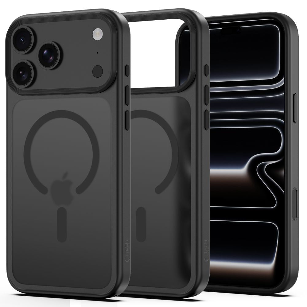 Tech-Protect iPhone 18 Pro Max / iPhone 17 Pro Max - Σκληρή Θήκη με Πλαίσιο Σιλικόνης MagSafe - MagMat CC - Matte Black