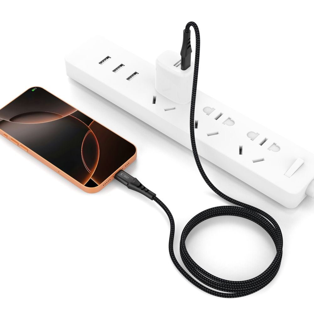 Tech - Protect Καλώδιο Δεδομένων και Φόρτισης Type - C to Type - C PD 240W QC3.0 - Ultraboost UB11T - 1m - Black