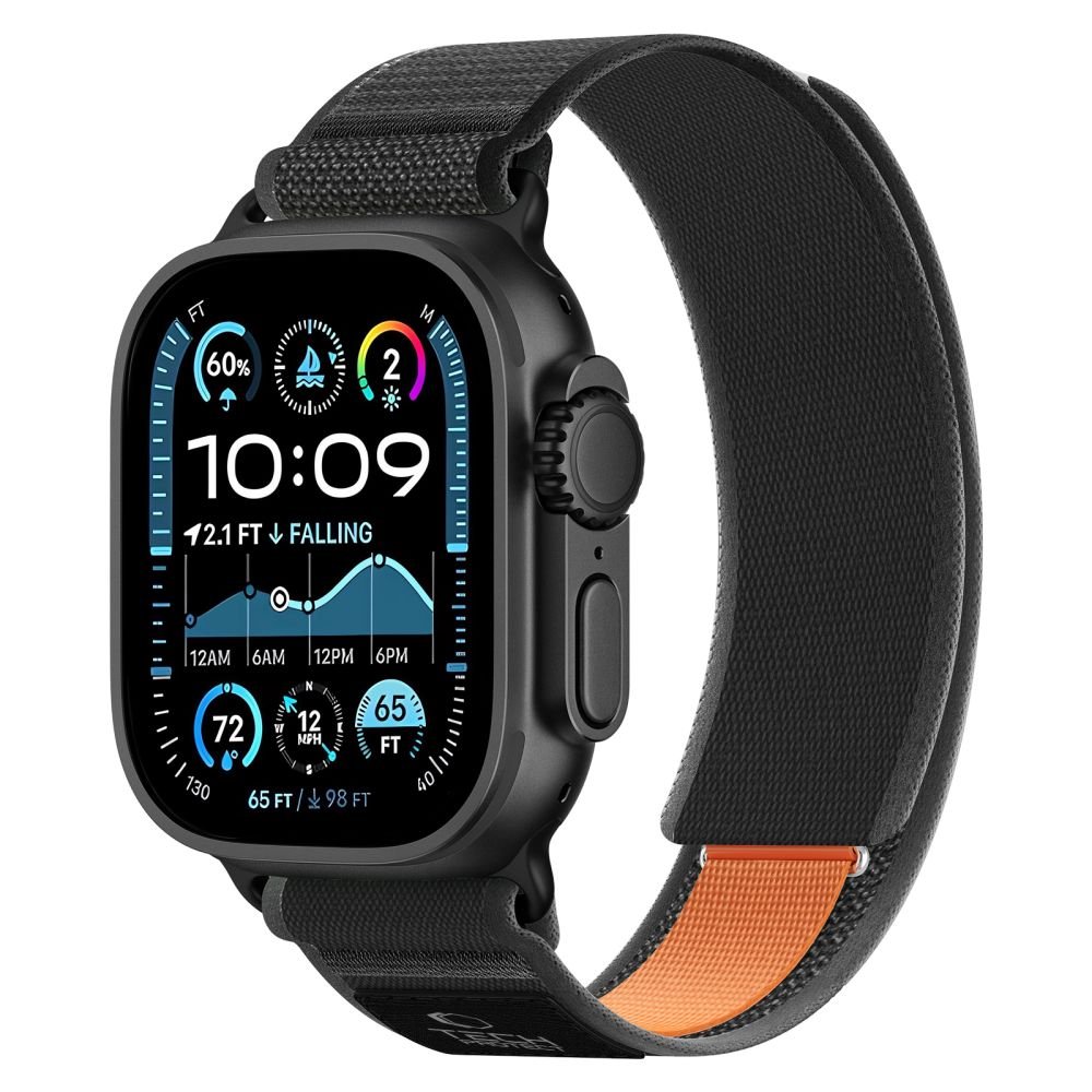 Tech - Protect Λουράκι Apple Watch 8/9/10/11 - SE (1/2/3) - Ultra (1/2/3) – 44/45/46/49mm Nylon Elite - Black / Orange