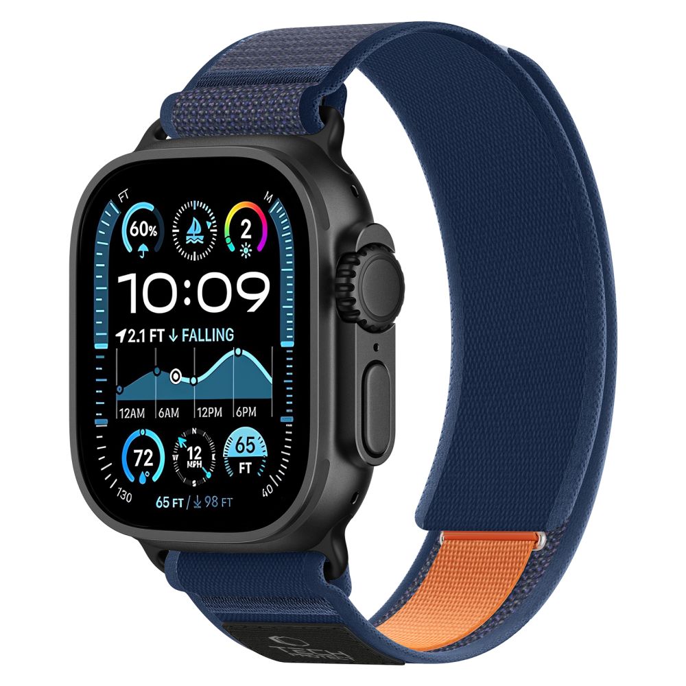 Tech - Protect Λουράκι Apple Watch 8/9/10/11 - SE (1/2/3) - Ultra (1/2/3) – 44/45/46/49mm Nylon Elite - Navy / Orange
