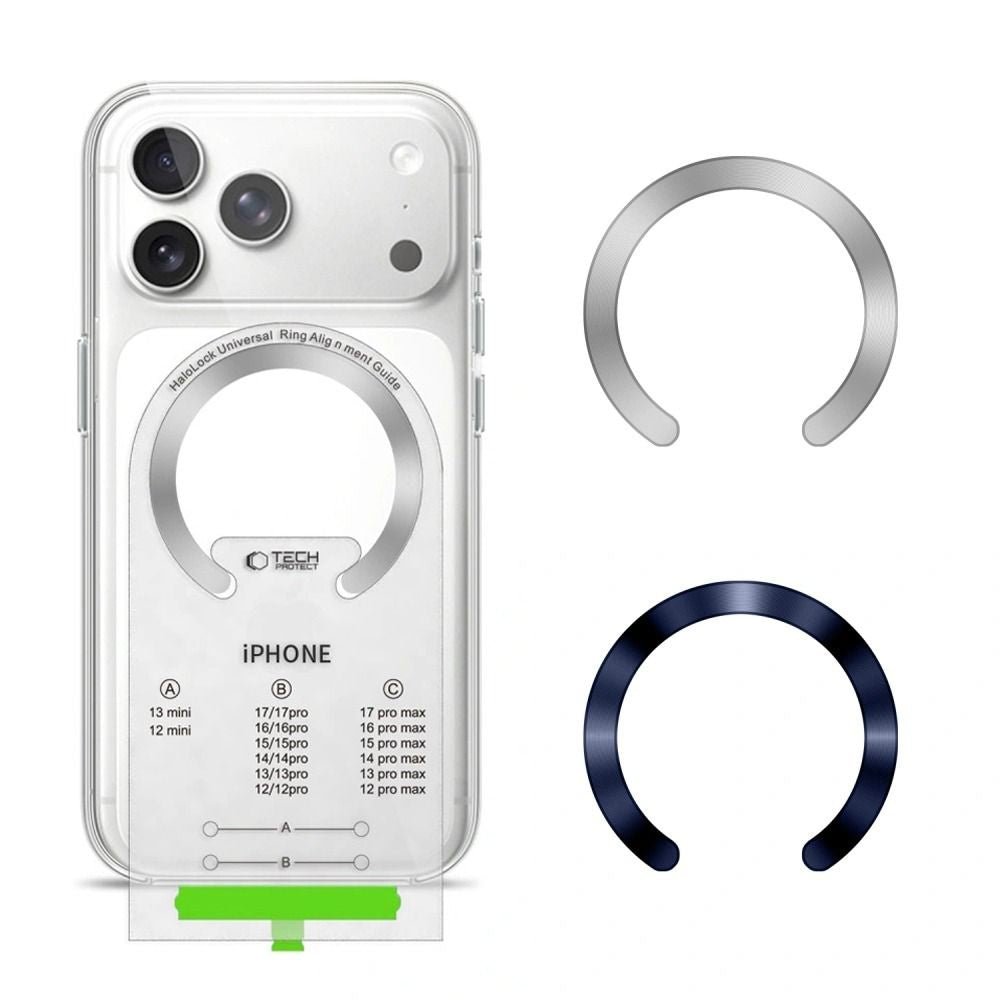 Tech - Protect Μαγνητικός Δακτύλιος MagSafe - MMP - 210 - 2 Τεμάχια - Deep Blue / Silver