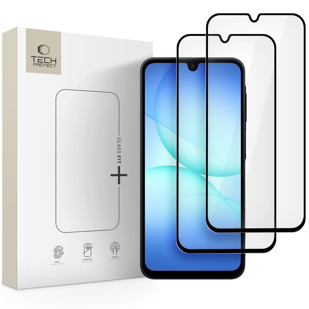 Tech - Protect Samsung Galaxy A16 4G / 5G / A26 5G / A17 4G / 5G - Glass Fit+ - Αντιχαρακτικό Γυαλί Οθόνης - 2 Τεμάχια - Black
