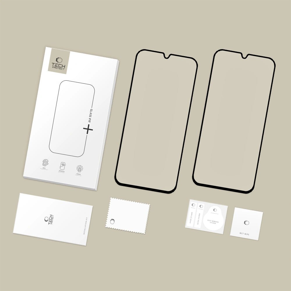 Tech - Protect Samsung Galaxy A16 4G / 5G / A26 5G / A17 4G / 5G - Glass Fit+ - Αντιχαρακτικό Γυαλί Οθόνης - 2 Τεμάχια - Black