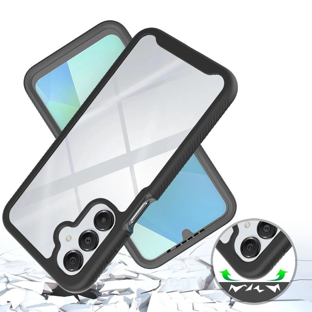 Tech - Protect Samsung Galaxy A17 4G / 5G - Defense - Θήκη Full Body με Προστασία Οθόνης - Clear / Black