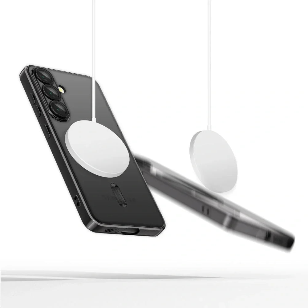 Tech - Protect Samsung Galaxy A17 4G / 5G - MagFlex Θήκη Σιλικόνης TPU με MagSafe - Διάφανη / Black