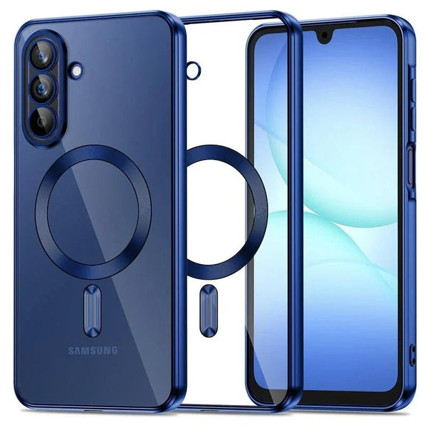 Tech - Protect Samsung Galaxy A17 4G / 5G - MagFlex Θήκη Σιλικόνης TPU με MagSafe - Διάφανη / Twilight Navy