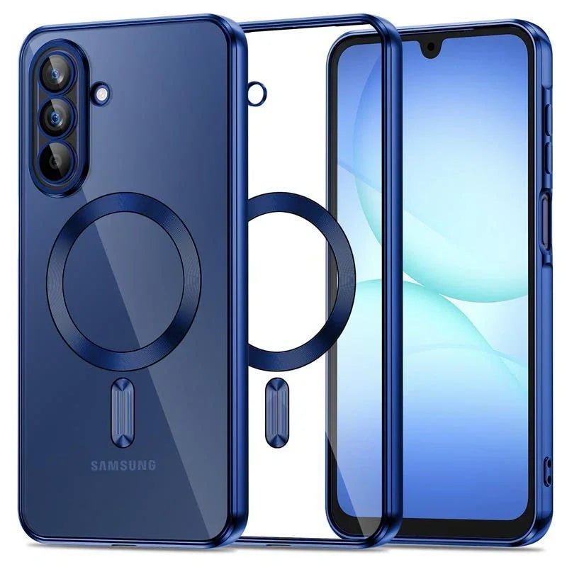 Tech - Protect Samsung Galaxy A17 4G / 5G - MagFlex Θήκη Σιλικόνης TPU με MagSafe - Διάφανη / Twilight Navy