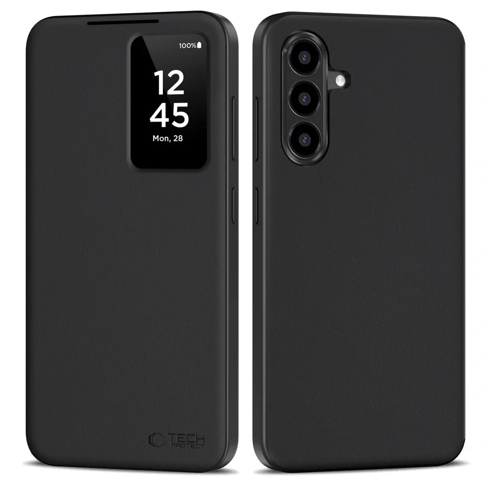 Tech - Protect Samsung Galaxy A26 5G / A17 4G / 5G - Smart Wallet - Θήκη με Θέση για 1 Κάρτα - Matte Black
