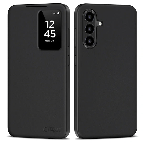 Tech - Protect Samsung Galaxy A26 5G / A17 4G / 5G - Smart Wallet - Θήκη με Θέση για 1 Κάρτα - Matte Black