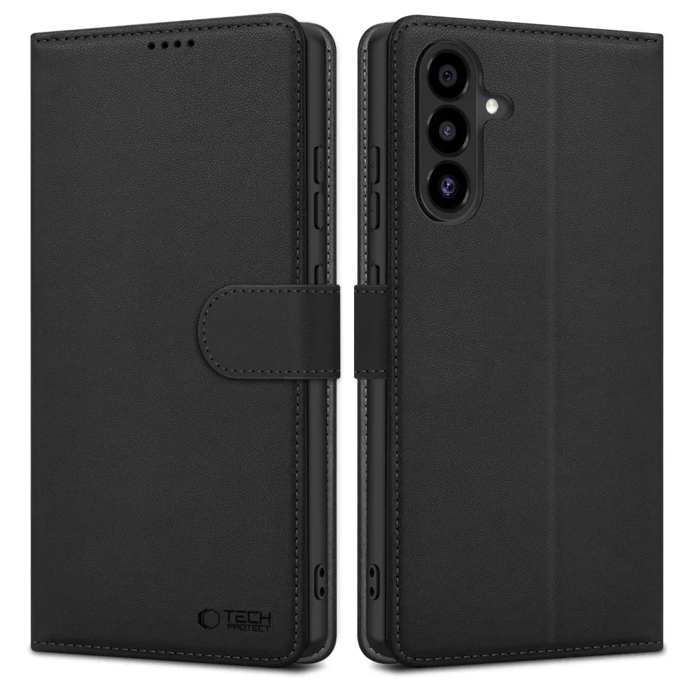 Tech - Protect Samsung Galaxy A26 5G / A17 4G / 5G - Wallet - Θήκη Πορτοφόλι Stand από Δερματίνη - Black