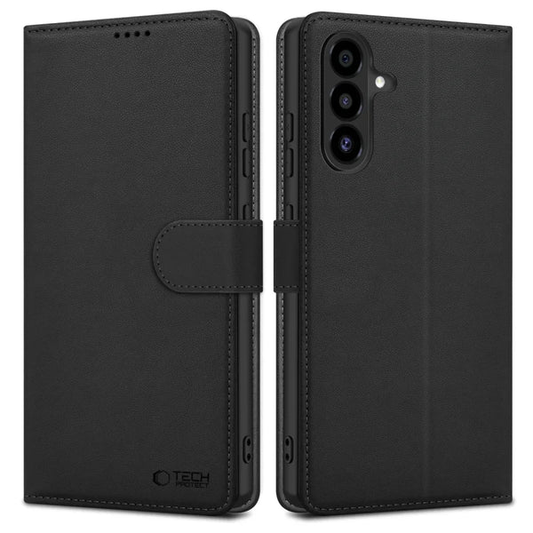 Tech - Protect Samsung Galaxy A26 5G / A17 4G / 5G - Wallet - Θήκη Πορτοφόλι Stand από Δερματίνη - Black