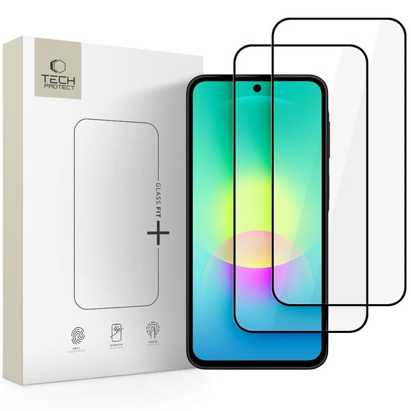 Tech-Protect Samsung Galaxy A27 5G - Case Friendly Αντιχαρακτικό Γυαλί Οθόνης - Glass Fit Plus - 2 Τεμάχια - Black