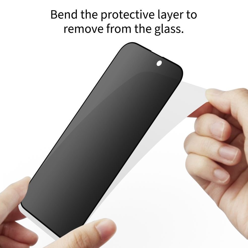 Tech-Protect Samsung Galaxy A27 5G - Full Screen Αντιχαρακτικό Γυαλί Οθόνης - Glass Spy Plus - 2 Τεμάχια - Privacy