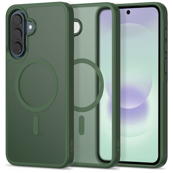 Tech - Protect Samsung Galaxy A36 / A56 / A37 5G - Σκληρή Θήκη με Πλαίσιο Σιλικόνης και MagSafe - MagMat MagSafe - Matte Green