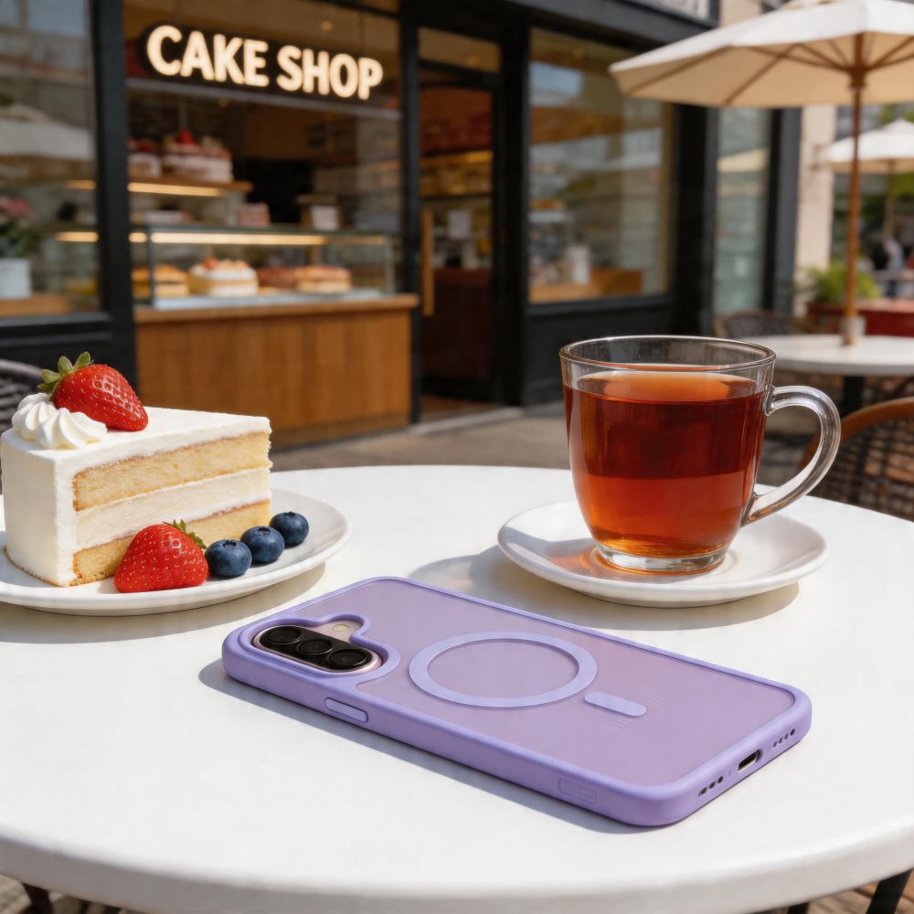 Tech - Protect Samsung Galaxy A36 / A56 / A37 5G - Σκληρή Θήκη με Πλαίσιο Σιλικόνης και MagSafe - MagMat MagSafe - Matte Lilac