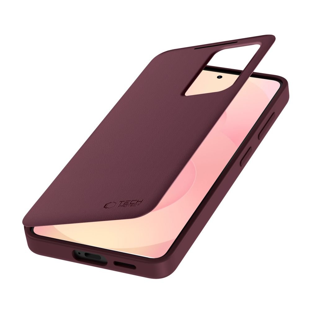 Tech - Protect Samsung Galaxy A57 5G - Θήκη Βιβλίο με Θέση για 1 Κάρτα - Smart Wallet - Mulberry