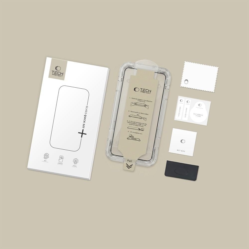 Tech - Protect Samsung Galaxy S26 - Full Screen Αντιχαρακτικό Γυαλί Οθόνης Anti - Reflective - Quick Set AR+ - Black