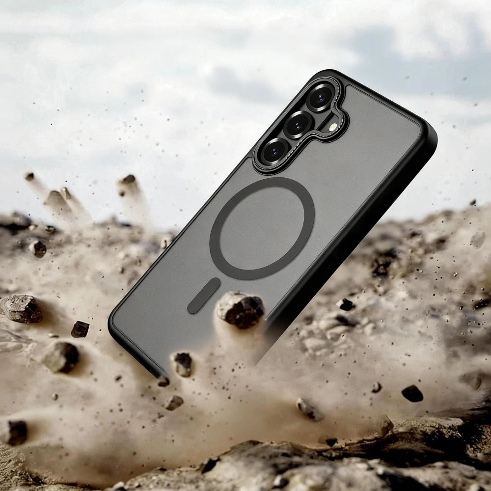 Tech - Protect Samsung Galaxy S26 - Σκληρή Θήκη με Πλαίσιο Σιλικόνης και MagSafe - MagCam - Matte Black