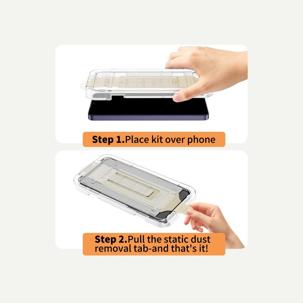 Tech - Protect Samsung Galaxy S26 Plus - Full Screen Αντιχαρακτικό Γυαλί Οθόνης Anti - Reflective - Quick Set AR+ - Black