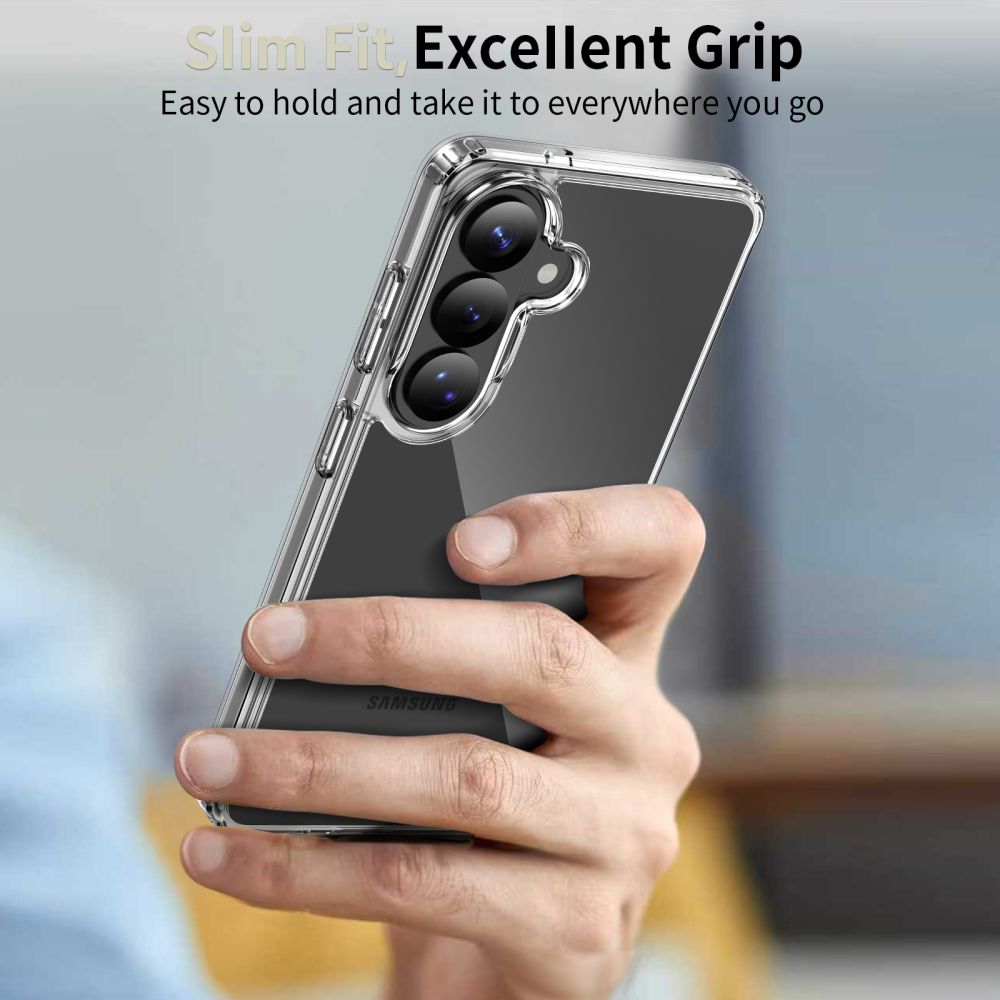 Tech - Protect Samsung Galaxy S26 Plus - Σκληρή Θήκη με Πλαίσιο Σιλικόνης - Flexair Hybrid - Clear