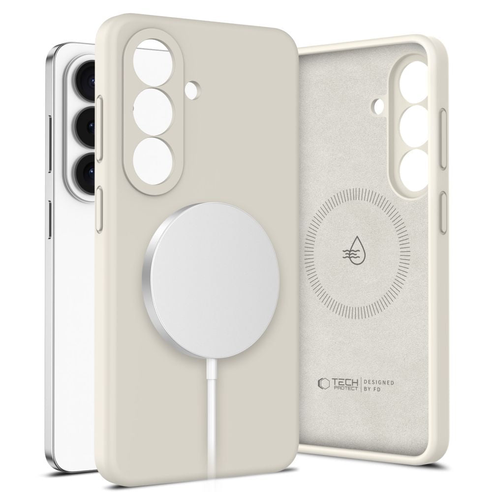 Tech - Protect Samsung Galaxy S26 Plus - Θήκη Σιλικόνης - Silicone MagSafe - Cosmic Latte