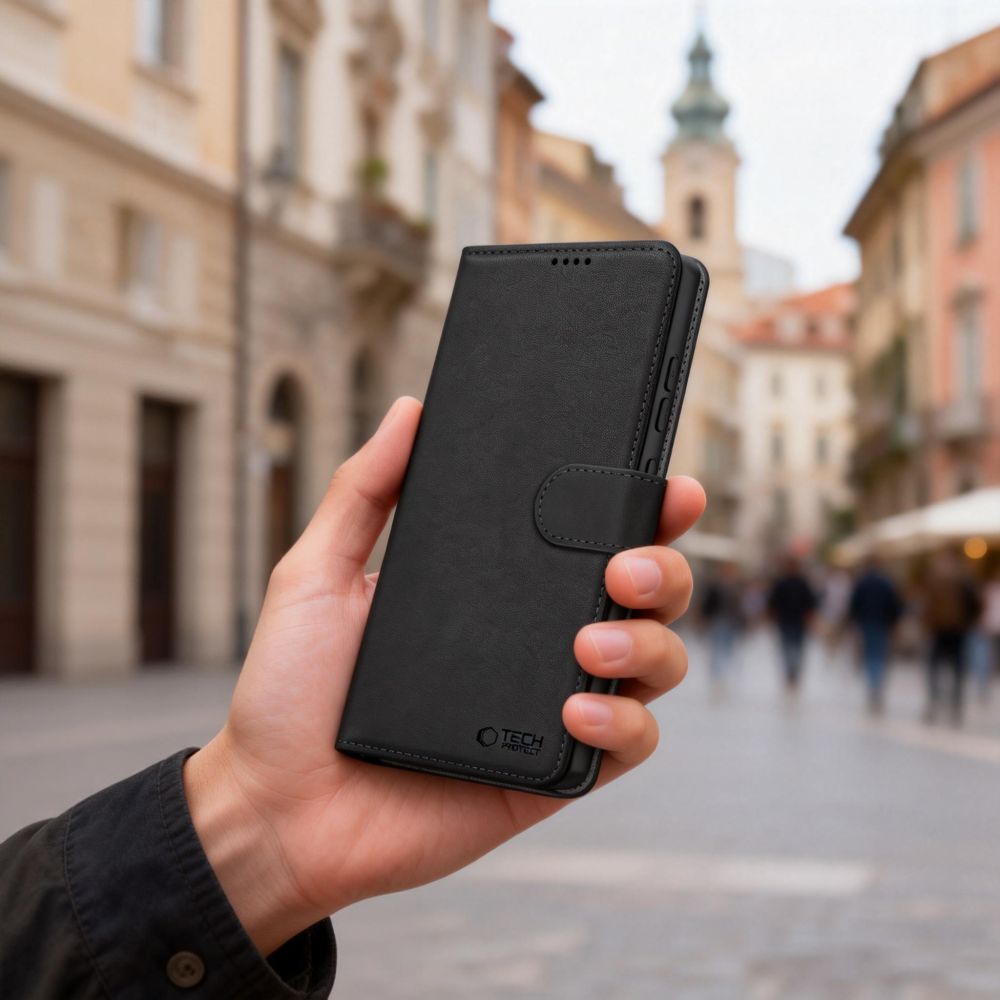 Tech - Protect Samsung Galaxy S26 - Θήκη Πορτοφόλι Stand από Δερματίνη - Wallet - Black