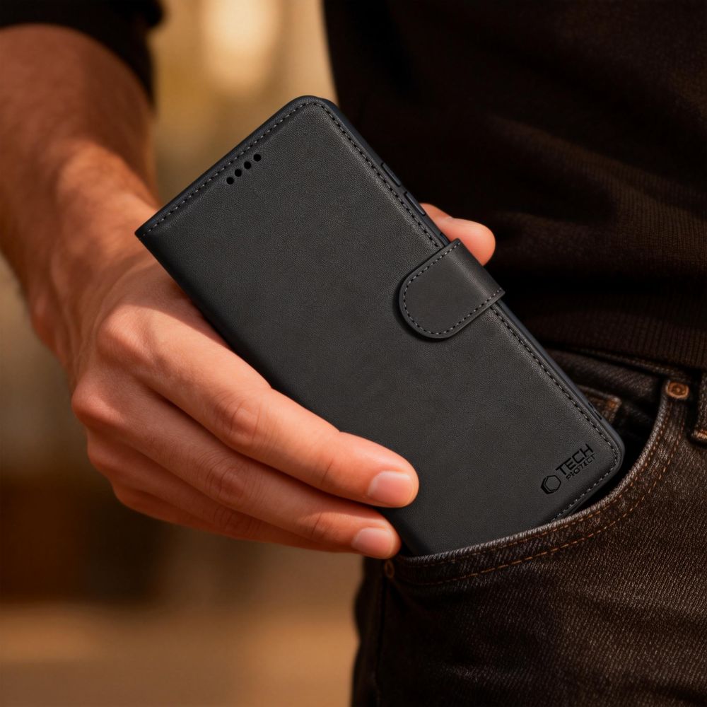 Tech - Protect Samsung Galaxy S26 - Θήκη Πορτοφόλι Stand από Δερματίνη - Wallet - Black