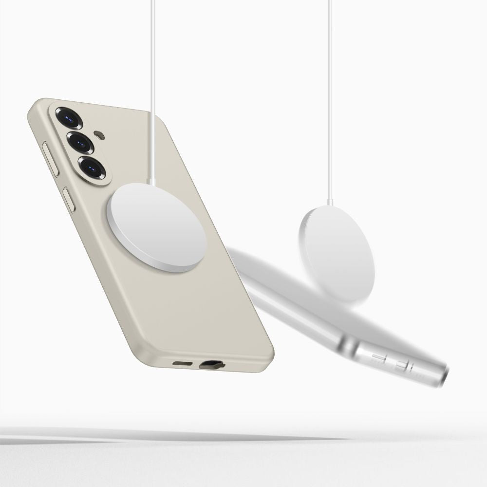 Tech - Protect Samsung Galaxy S26 - Θήκη Σιλικόνης - Silicone MagSafe - Cosmic Latte